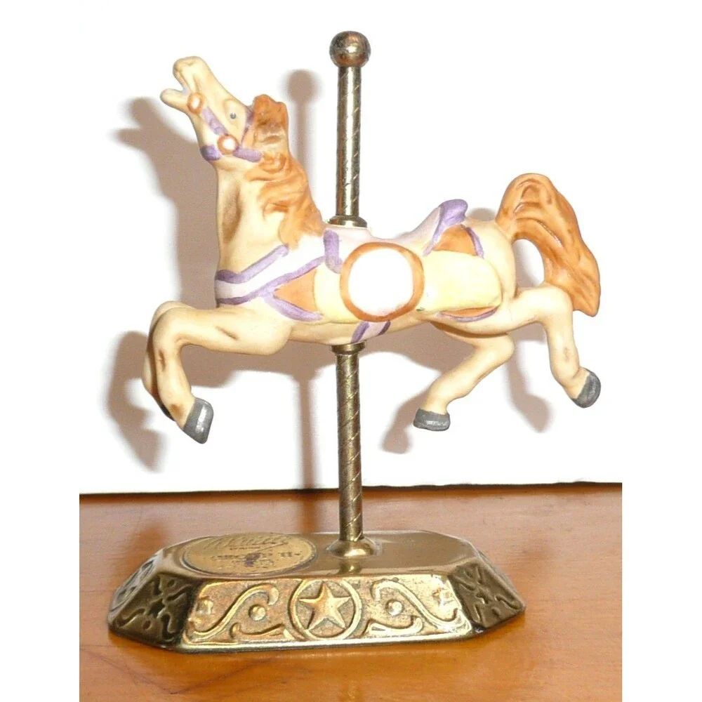 Vintage The American Carousel Horse The Willitt's Design  8935 Porcelain Pony